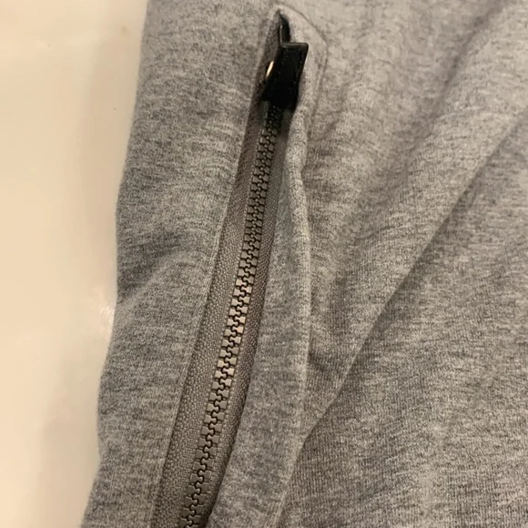 Zegna Sport Gray Zipper Sweatshirt size L